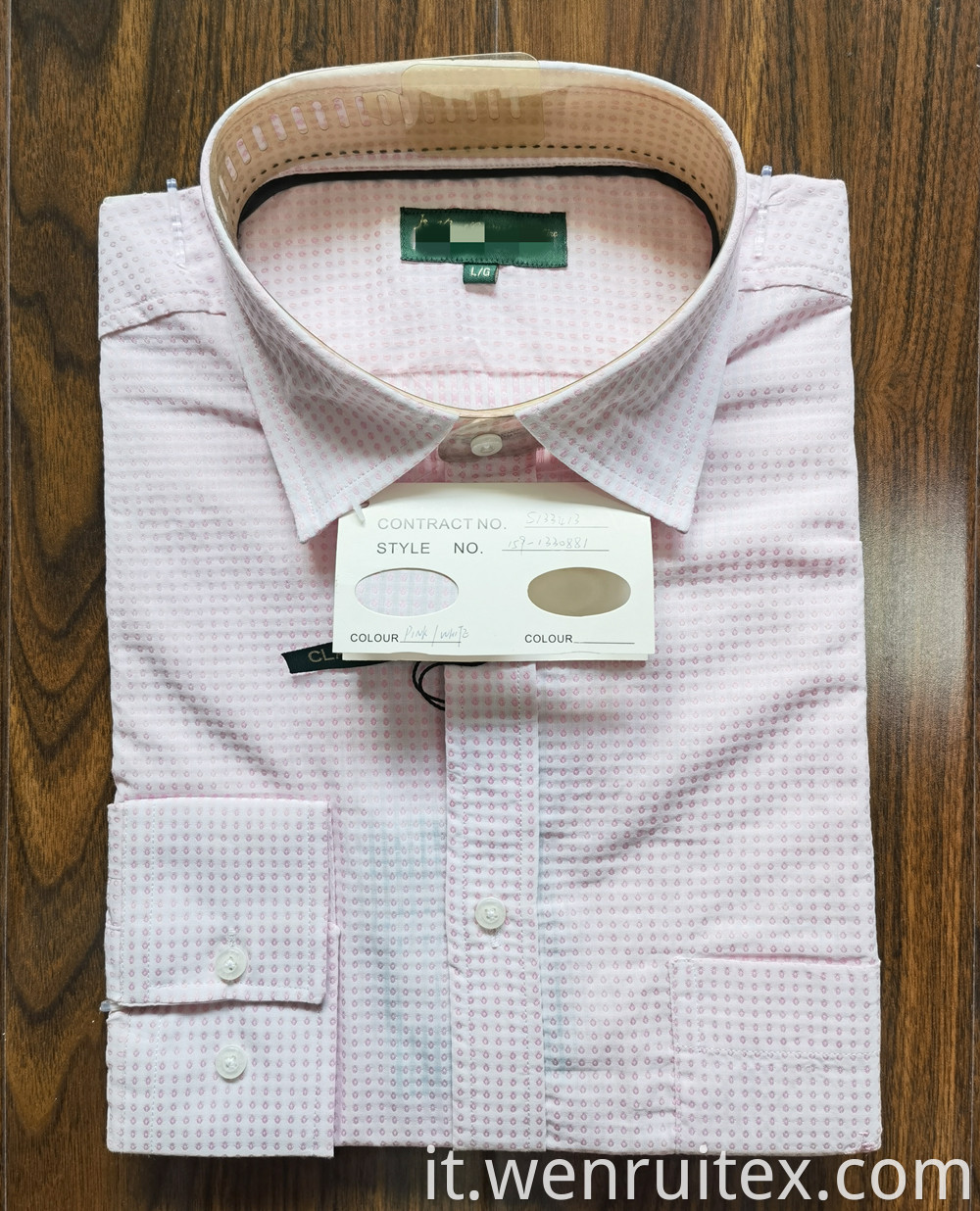 Men S Long Sleeve 100 Cotton Printed Lapel Pink Shirts